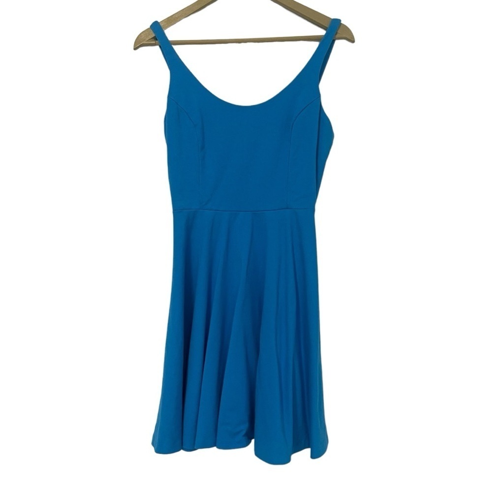 Amanda Uprichard Turquoise Blue Mini Dress Size Small Preppy Balletcore Coquette